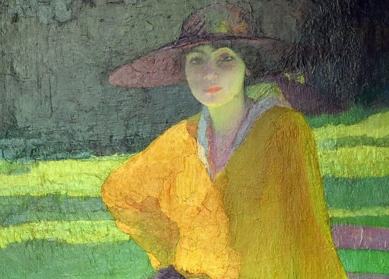 Amedeo Bocchi. Dans le parc, 1919 (détail). Galerie d’Art Moderne, Rome