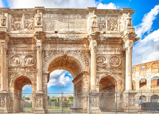 L'Arc de Constantin (Arco di Costantino): histoire et description