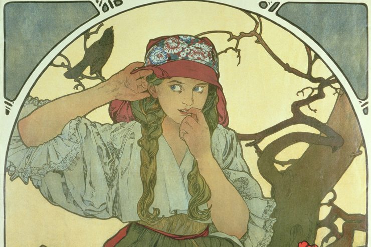 Chœur des enseignants de Moravie, 1911 (détail). Alphonse Mucha