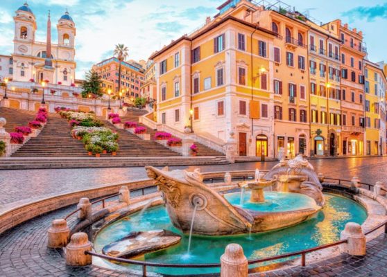 Les plus belles fontaines de Rome : le Barcaccia de la Piazza di Spagna