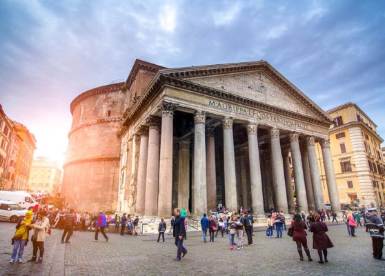 Panthéon, Rome: La coupole, l'intérieur, l'oculus et l'heure d'ouverture